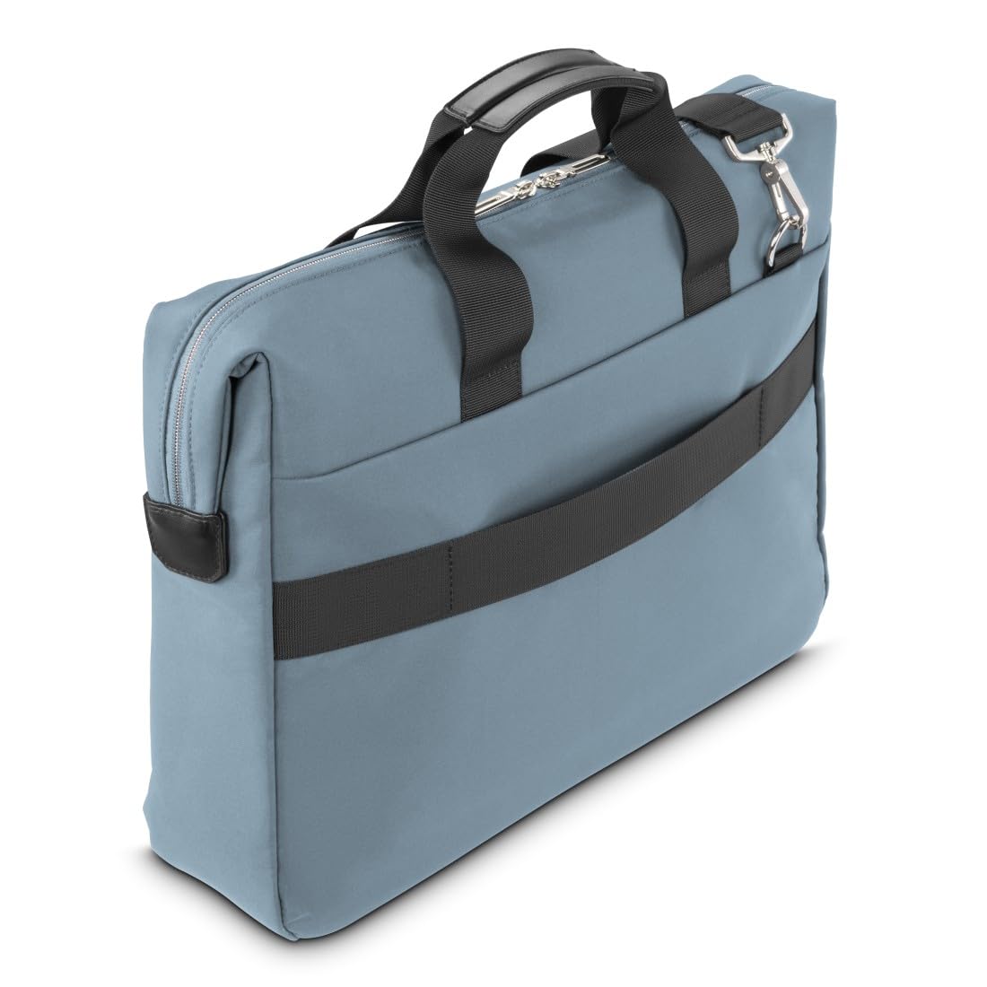 Hama | Maletín para portátil 13,3 pulgadas (funda protectora ordenador resistente acolchada compartimento tablet 12,9 bolso portátil 14,1 pulgadas bandolera ajustable ligera trabajo 10 litros) azul