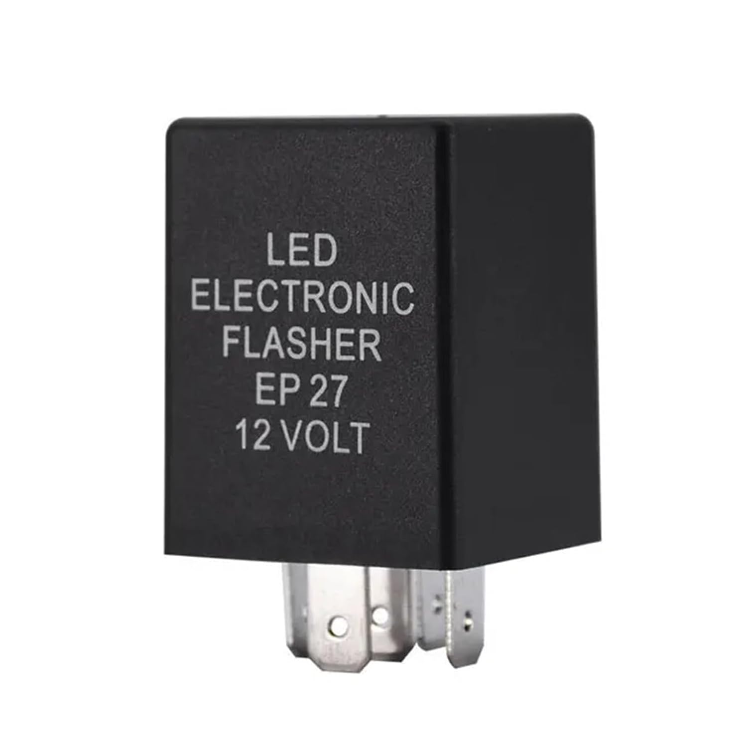 1Pc Car 5Pin EP27 FL27 Electronic LED Flasher Relay Compatible with Turn Signal Bulbs Fix Hyper Flash Issue Universal Car Accessories