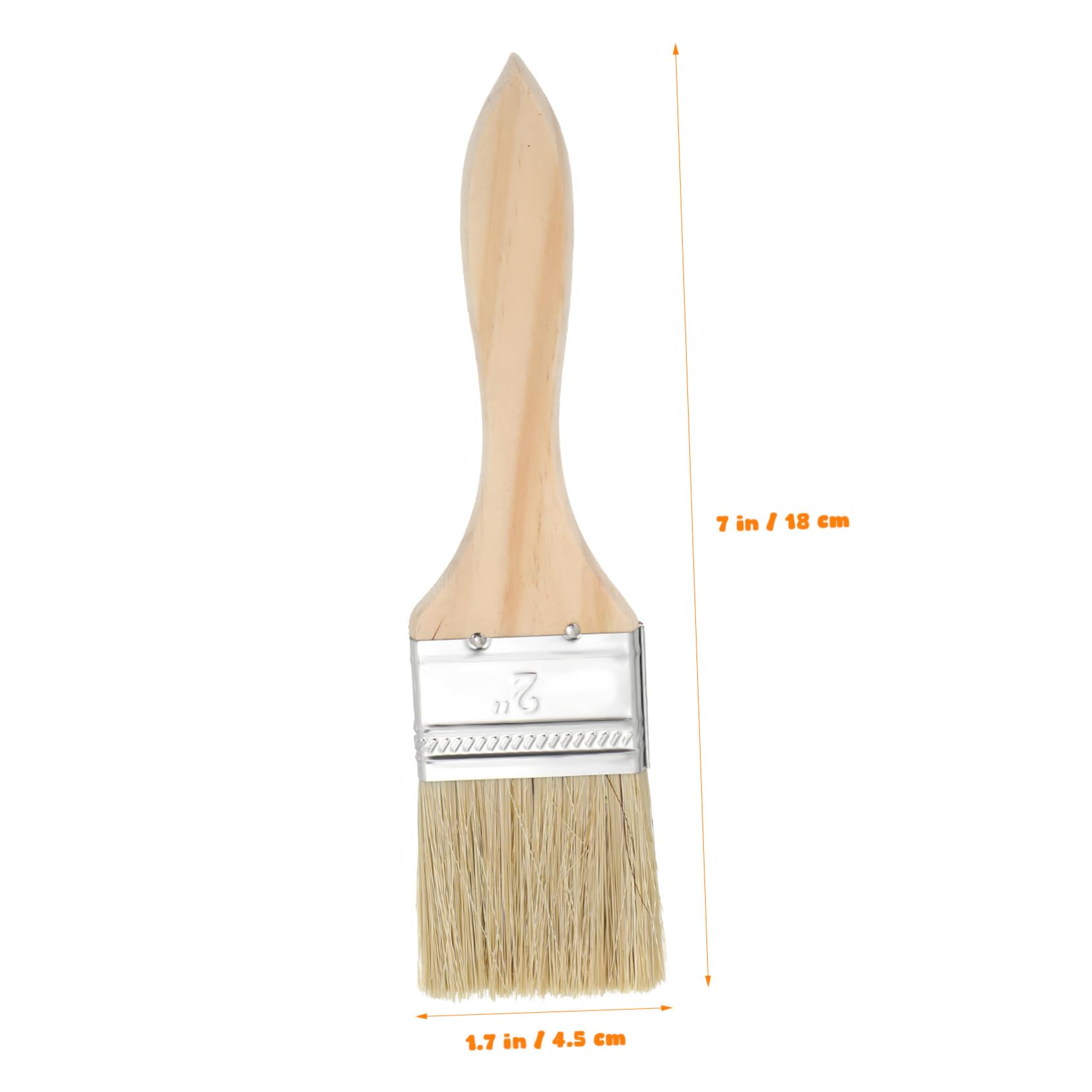 Veemoon 30 Pezzi Pennelli Pittura con Legno Spesso Pennelli Piatto per Vernici e Smalti Base Olio e Latex Spazzole Stain Interni Ed Esterni Impugnatura Ergonomica Antiscivolo