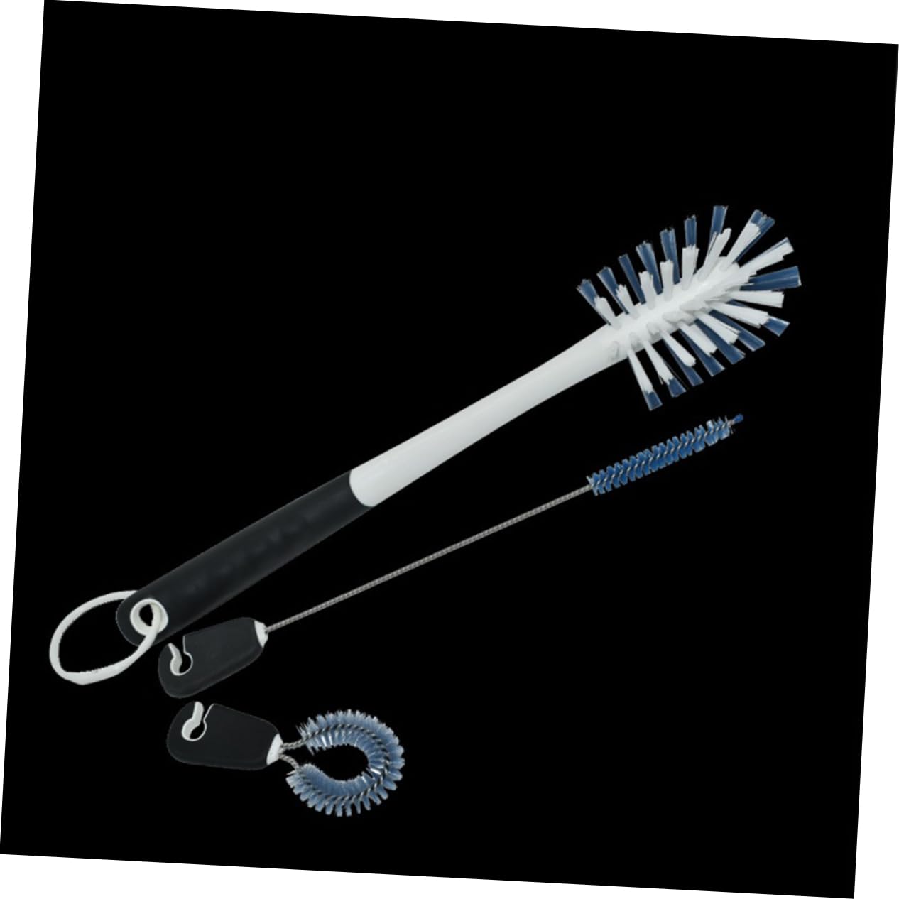 GLEAVI 3-teiliges Reinigungsset Für Babyflaschen 3-in-1 Bürstenset Ständer Für Flaschen Reagenzgläser Fliesen Strohhalme Und Reinigungsbedarf