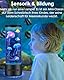 Juspota Quallen lampe mit 17 Farben und Fernbedienung, Jellyfish Lamp mit 4 Lichtmodi, LED Quallen Aquarium Lampe für Kinder Erwachsene