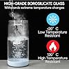 MUM TO MUM 32oz Glass Formula Mixing Pitcher, Microplastic-Free Design, Leak-Proof Breastmilk Storage with Silicone Seal, Dishwasher Safe & Thermal Shock Resistant (Light green) #4