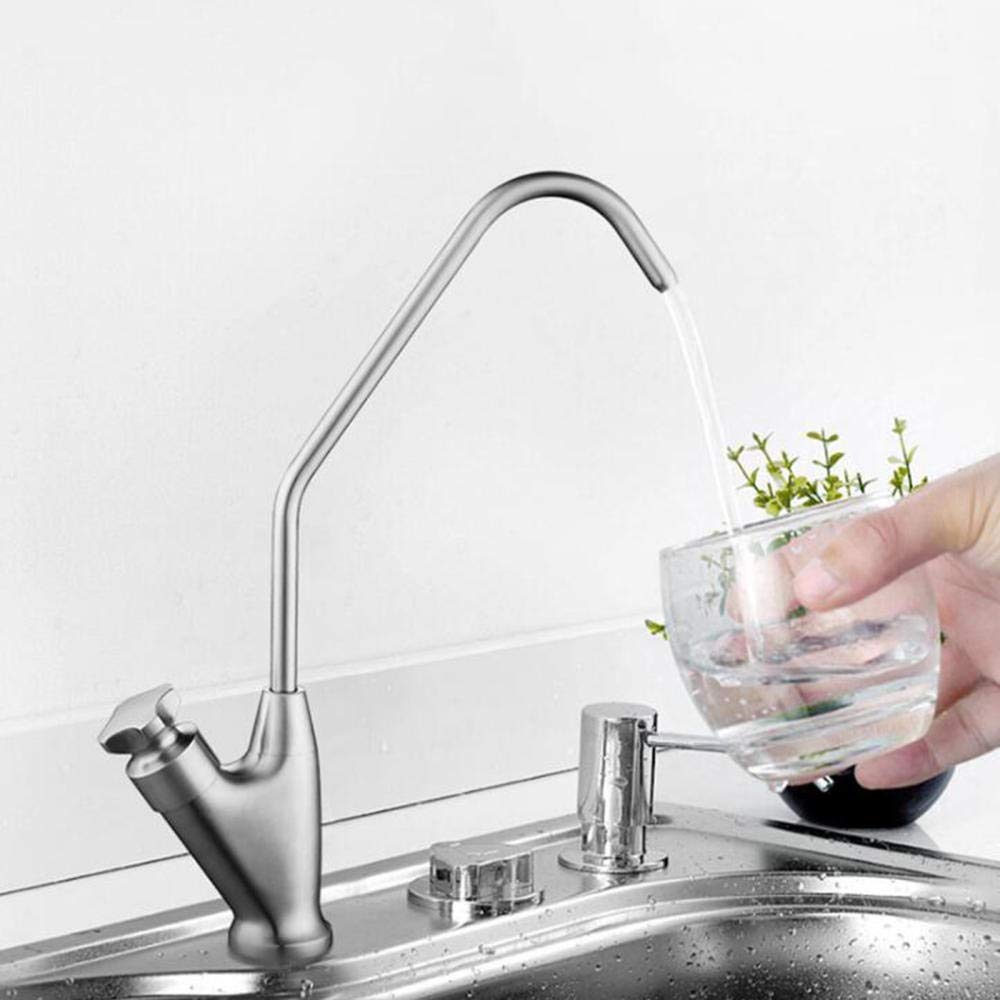 s 1/4'' Osmose-trinkwasserfilter, küche, Edelstahl, wasseraufbereitung, Wasserhahn, direktes trinkwasser, reines Wasser, gemüsespüle, bleifrei, einzelner kalter Wasserhahn Household faucets