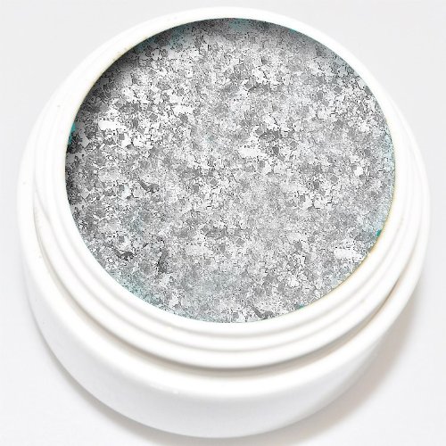 KM-Nails Diamant Glitter Gel extrem silber 5ml