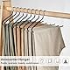 Hosenbügel 20 Stück MetallKleiderbügel mit offenem Ende und Rutschfester Beschichtung, platzsparend,Multifunktional Kleiderbügel für Hosen für Hosen,Schals,Jeans, Handtücher（Schwarz）