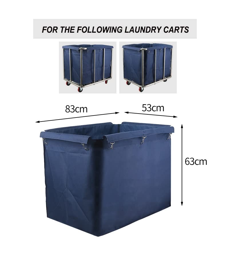 Replacement Liner Bag for Laundry Cart,Removable Waterproof Liner Bag for Rolling Laundry Basket,Oxford Cloth Storage Bags