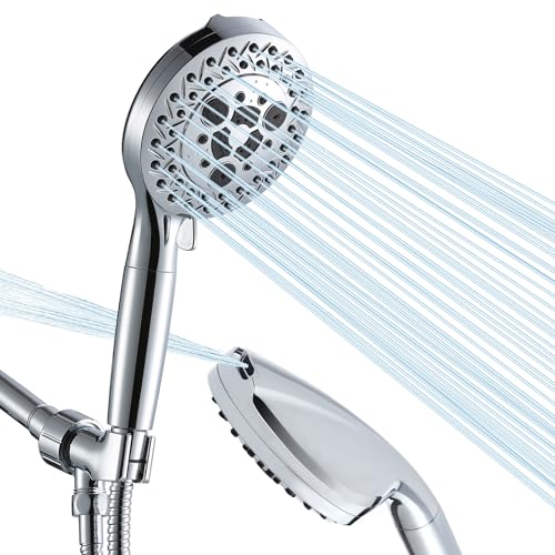 Aiscsc 10 Settings Shower Head with Handheld, 5