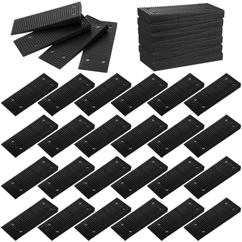 32 Pcs Cale Meuble, Cales en Plastique, Cale de Nivellement Entretoise Plastique, Patins de Nivellement, Cales de Meubles pour Meubles, Armoires, Portes,...