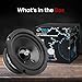 Pyle 5'' 200W 8 Ohms Mid Bass Mid Range Car Speaker Woofer Driver w/ 450Hz to 7kHz Frequency Response, 92dB Sensitivity, & Magnet Structure, (2 Pack)