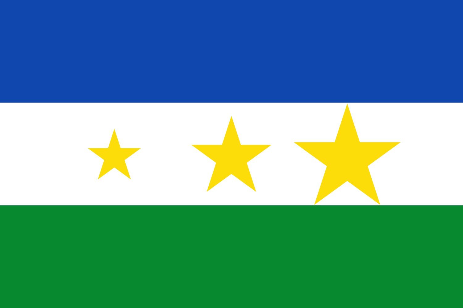 Drapeau Suárez Tolima grand format officiel de la ville de Colombie