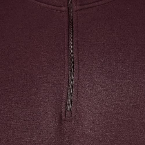 Amazon Essentials Men's Long-Sleeve Quarter-Zip Pullover Fleece Sweatshirt, Midweight, Burgundy, X-Large