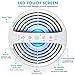 HEPA Air Purifier, True Air Cleaner Filter Smart Control with Air Quality Auto Sensor Night Light, 5-in-1 Dust Quiet Cleaner for Home Office