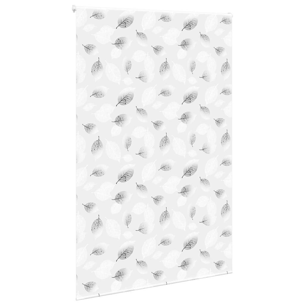 Store Enrouleur de Douche 160x240 cm, Largeur du Tissu 156 cm, Motif Feuilles, Stores Salle de Bain occultants imperméables PEVA, pour fenêtre et bac à Douche, Plafond, antidérapant Enfant