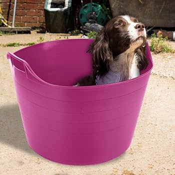 Pack Of 5-26/42/75 Litre Flexi Tubs - Multipurpose Flexible Coloured