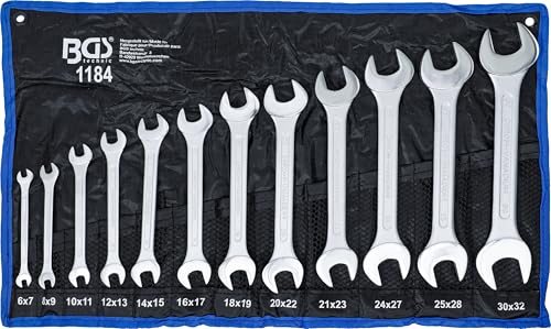 BGS 1184 | Doppel-Maulschlüssel-Satz | 12-tlg. | SW 6