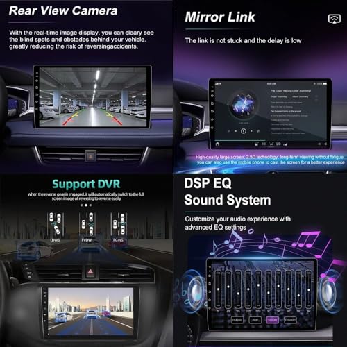 Radio Coche 2 DIN Bluetooth Android Auto Honda CRV 2002 Mirror Link 3