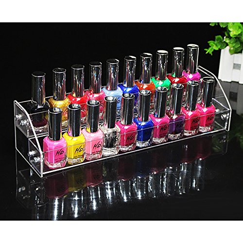 LiangHui Nagellack-Regal, transparent, geeignet für Gewürze, Prospekte, ätherische Öle, Messe-Geschenke und Proben 2… – Bild 3