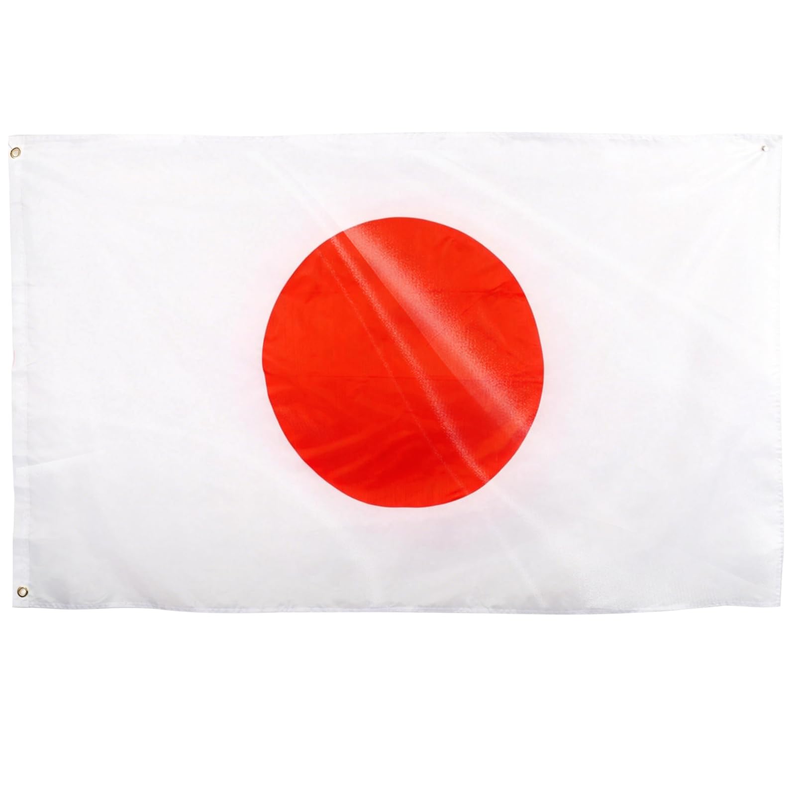 Large Japan Flag 5ft x 3ft for World Cup 2026 Flag Decorations, Japanese Flag Polyester Double Side with Brass Eyelets for Football Game Day Garden Street Indoor Outdoor