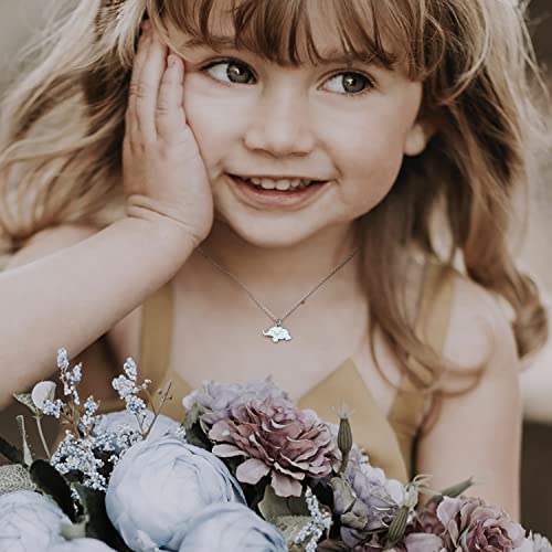 Charmire Big Sister Little Sister Gifts 925 Sterling Silver Elephant Necklace Set For Sister (Sisters-1) #TOP6