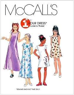 Girls' Dresses In 2 Lengths, M6098, Size CH (7-8-10)