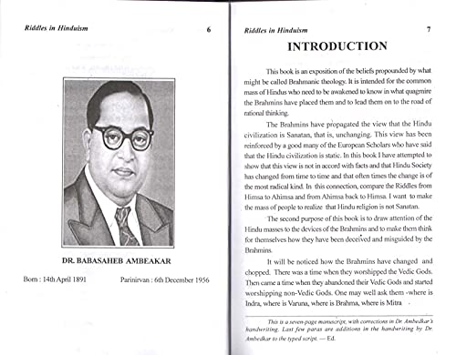 Image of Dr. Ambedkar's Riddles in Hinduism