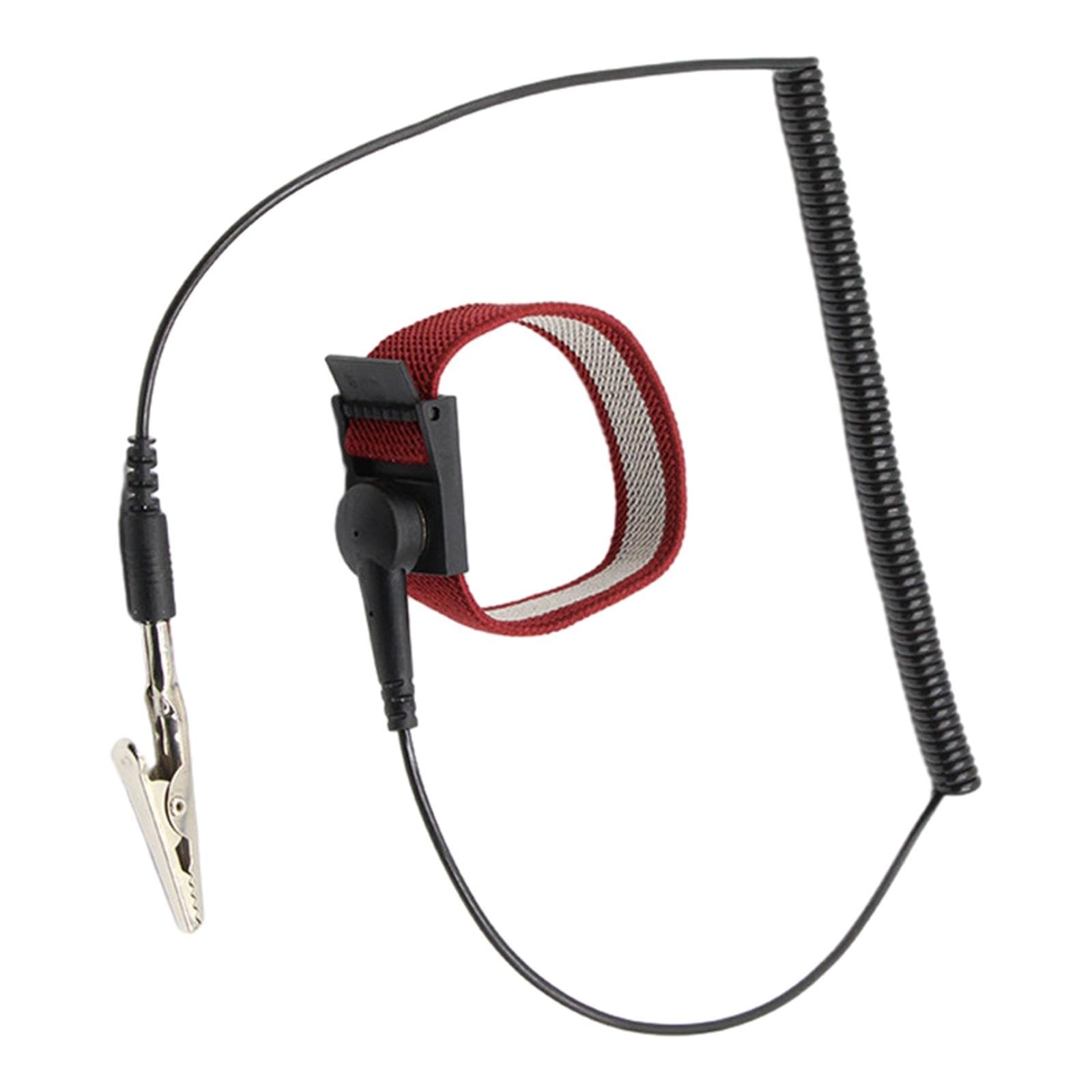 DynwaveAnti Static Wrist Strap Grounding Strap 6ft ESD Grounding Bracelet for Phone Repairs Factories PC Repairs Electronic Repairs