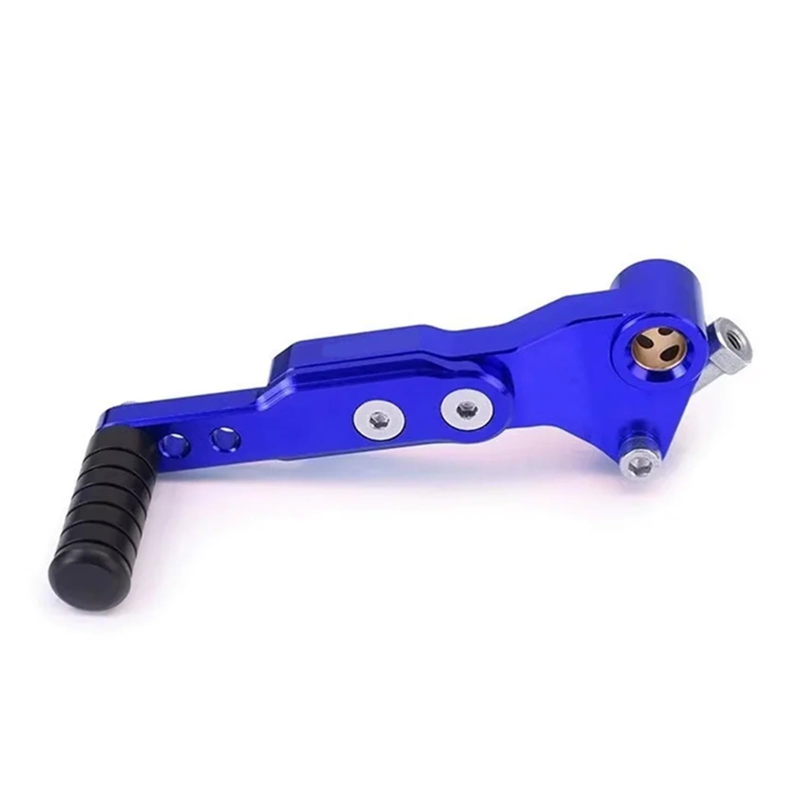 Hewpngs Blue Cnc Aluminum Motorcycle Gear Shift Lever Adjustable Lengthened Gear Shifter Foot Pedal Accessories Shifts Levers
