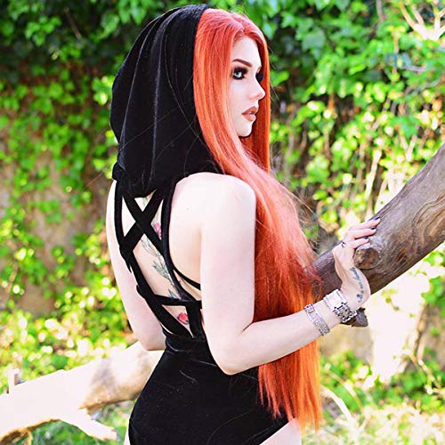 Jumisee Women Rave Pentagram Bodysuit Jumpsuit Sexy Hoodie Festival Clothing Romper For Dance Party Clubwear #TOP5