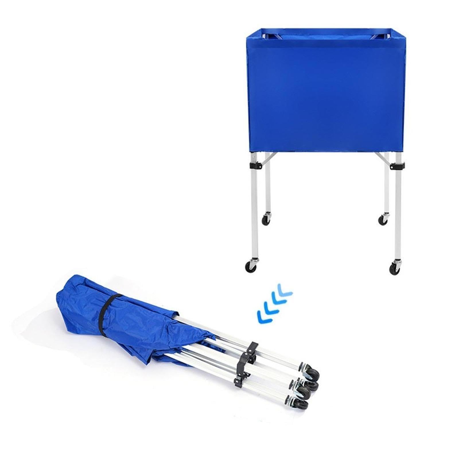 Rolling Sport Ball Cart Ball Storage Cart Organizer für Outdoor