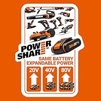 WORX 20V Akku Teleskop Hochentaster WG349E, inkl. Akku und Ladegerät – Ansicht 6