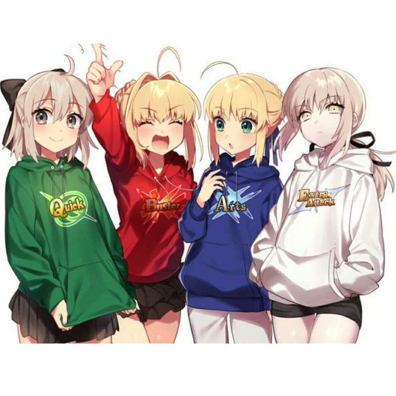 Amazon.co.jp: FGO フェイト・グランドオーダー パーカー 長袖 フード