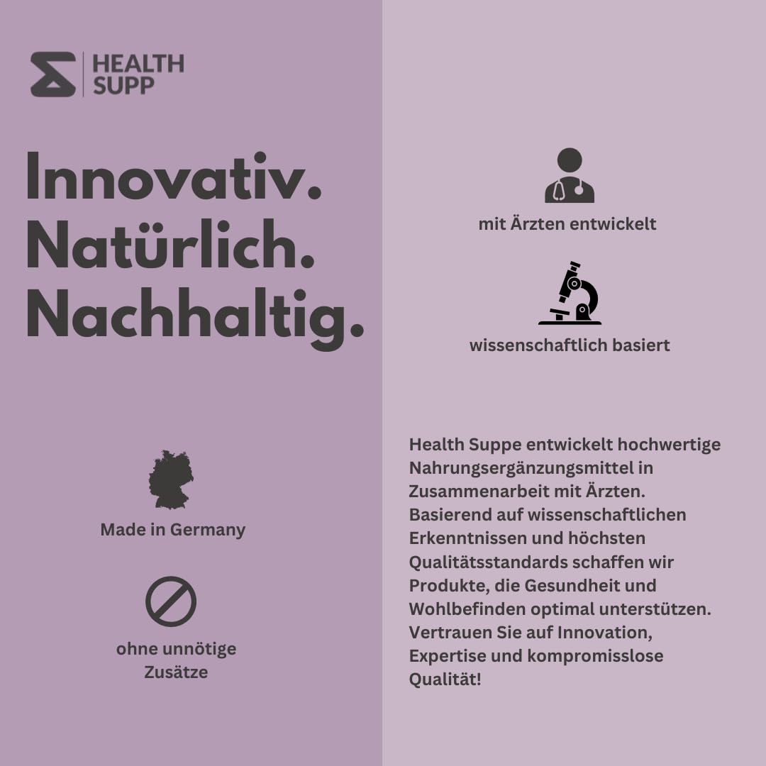 Anti-Stress Kapseln mit GABA, Curcuma & Mariendistel – Vegan & ohne Zusatzstoffe – Entspannung, Schlaf & Leber-Detox – Made in Germany