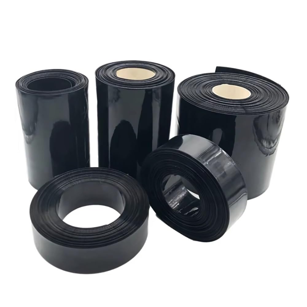 Rurka termokurczliwa z PVC 1 kg w opakowaniu - koszulka termokurczliwa z czarną izolacją, szerokość 130-350 mm, temperatura obkurczania 85 ℃(Width 250mm)