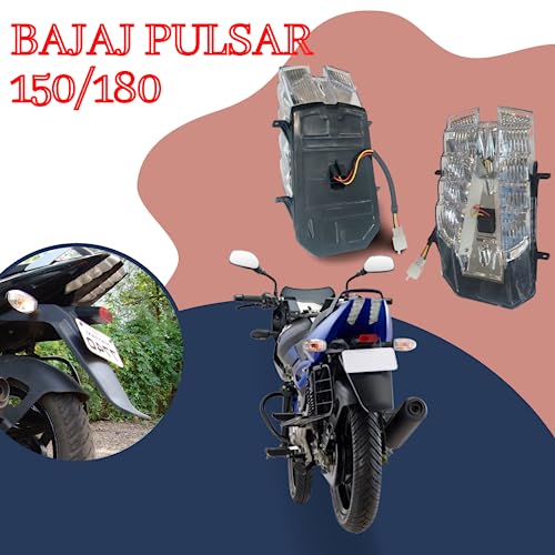 Image of Bike Rear back light for Pulsar UG 3 Tail Light Motorbike Led tail light for Bajaj (Pulsar 150, Pulsar 220, NS200p /125 Pack of 1)