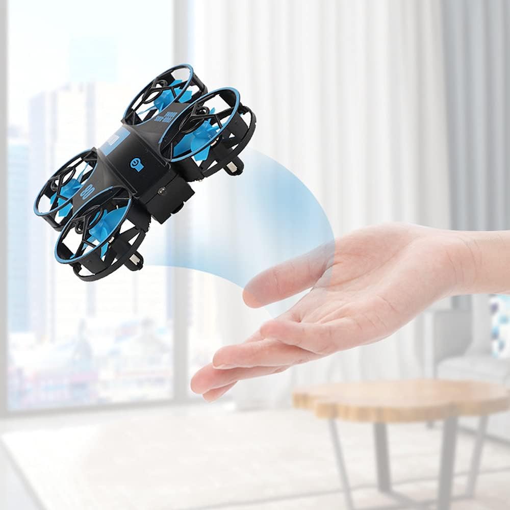 Mini Portable RC Drone 2.4G All-Round Protection RC Quadcopter with Spin Flight Headless Mode 3D Flip and Throw to Go 3 Speed Modes and 2 Batteries