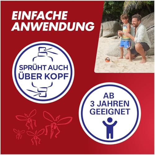 Anti Brumm Forte Pumpspray, 2 x 75 ml: Insekten-Repellent für effektiven Schutz gegen Mücken und Zecken, Mückenspray mit DEET