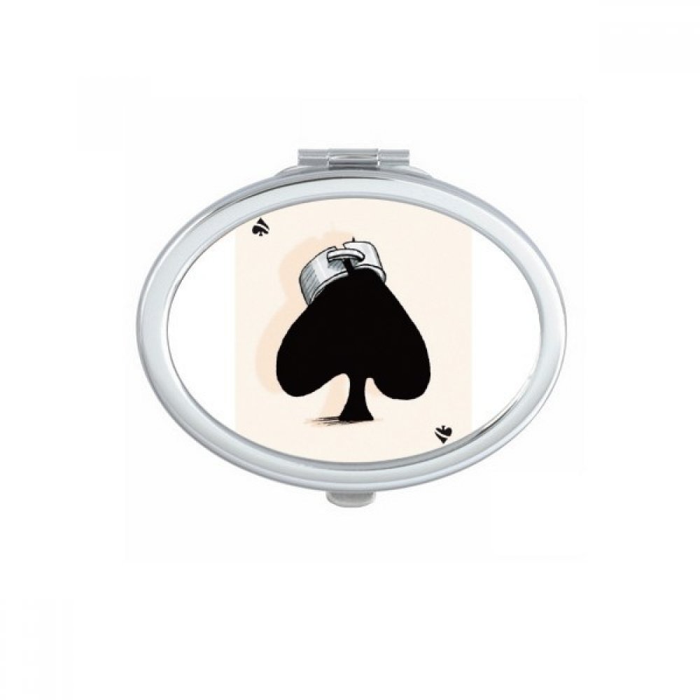 Miroir de maquillage compact Cœur J pour retoucher son teint partout sans encombrer son sac
