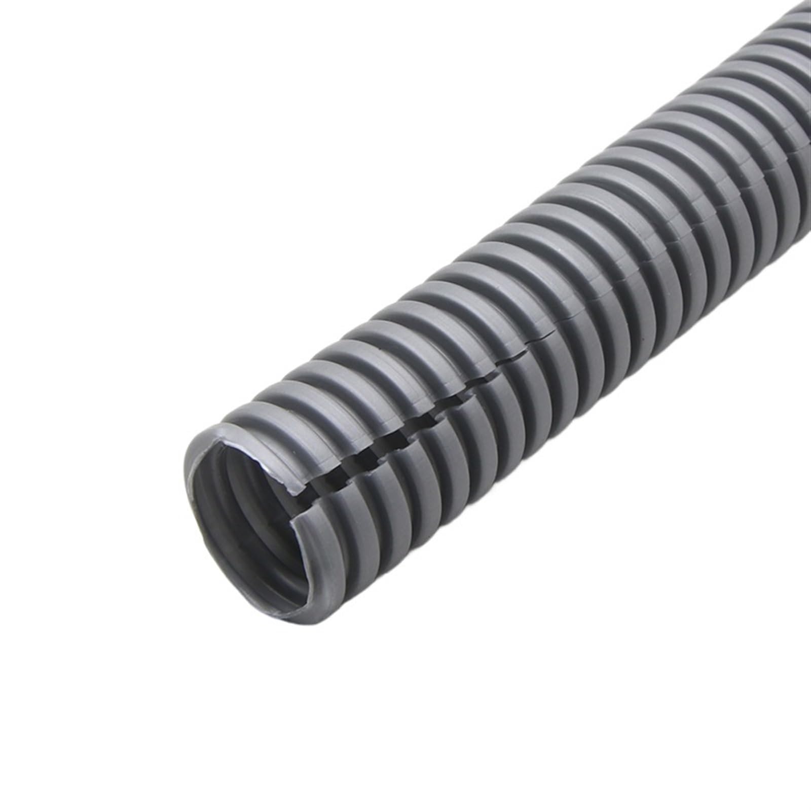 YDHSIKK Corrugated Wire Tube, PP Corrugated Pipe Conduit Tube 7.5-34.5mm Multiple Sizes For Wire Hose Cable Protector(AD 21.2mm x ID 17mm 10 meter)