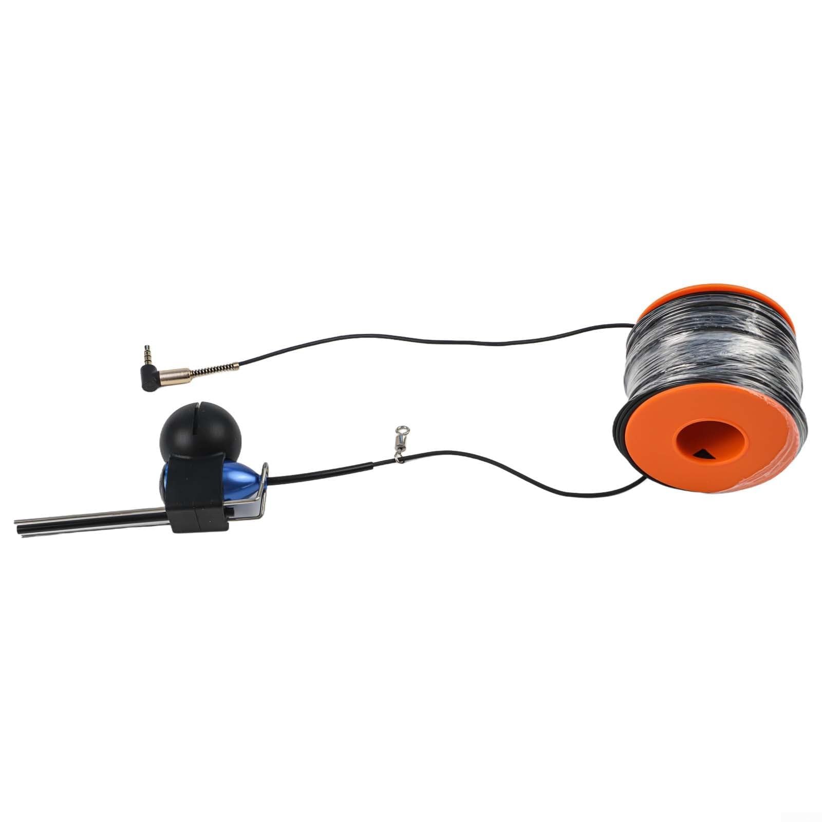 Fish Finder con display HD da 4,3 pollici, grandangolo di 220 gradi, impermeabile IP68, fotocamera e 12 LED IR per acqua fangosa e uso notturno