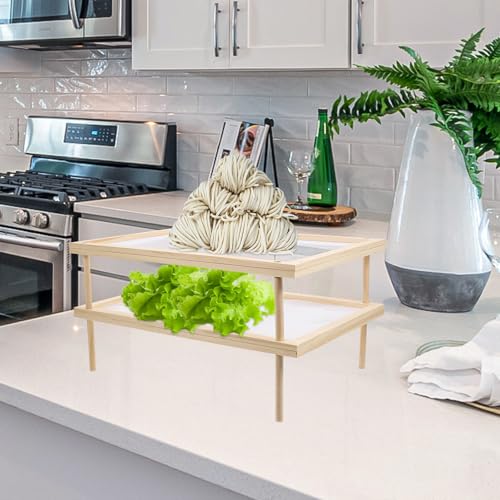Support à nouilles en bois Mikikit au design durable et stable pour pâtes