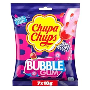Chupa Chups Maxi Bubble Gum Lutscher 7er