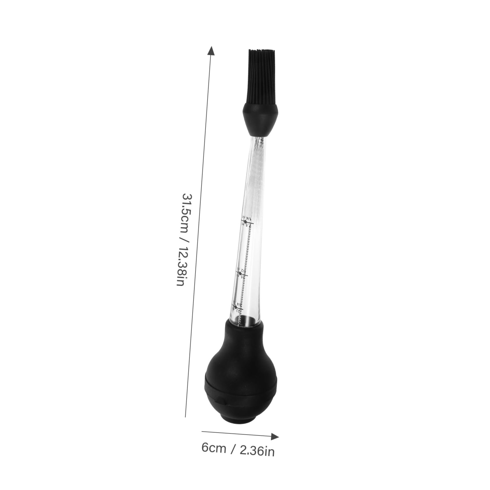 Outanaya 1Set Compact Food Injector Convenient Turkey Seasoning Injector with Stainless Steel Needle for Marinades and Gadget for BBQ and Cooking