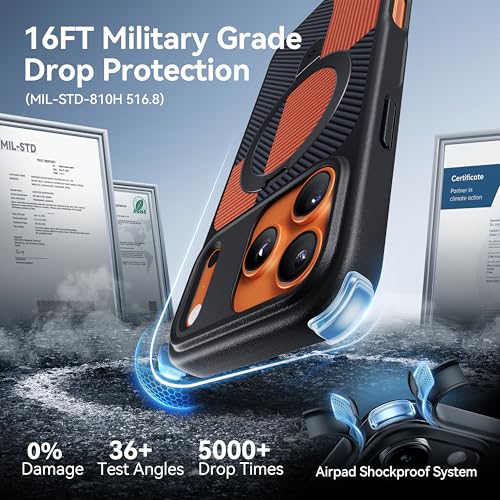 Image of CASEKOO Ultra-Magnetic Stand for iPhone 17 Pro Case, Twilight Orange
