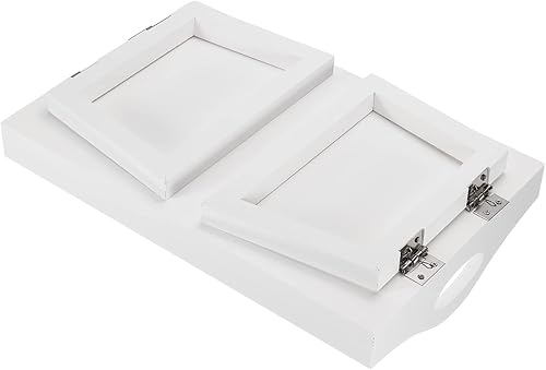 Miniatura 4 de PATIKIL Bandeja para reposabrazos de sofá, paquete de 2 bandejas de brazo para sofá con abrazadera en la mesa, mesa portátil para sofá, mesa de