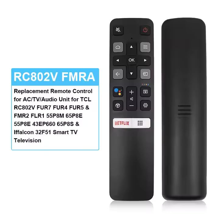 Image of Remote Control Compatible for jio Fiber Set Top Box with Voice Control Function(Pairing Required) (New TCL Remote)