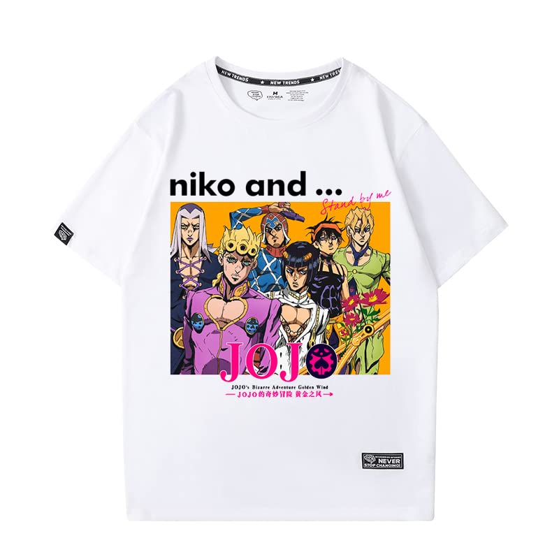 Amazon.co.jp: ジョジョの奇妙な冒険 Tシャツ 黄金の風 空条徐倫