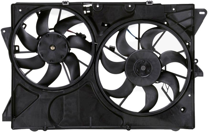 Replacement Engine Cooling Fan Assembly for 2010-2012 Ford, Lincoln Explorer, Flex, MKT (3.5L V6)