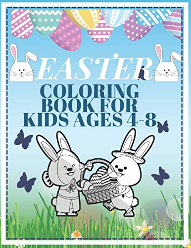 Easter Coloring Book For Kids Ages 4-8: Happy Easter Bunnies Eggs Religious Great Colouring For Toddlers And Preschool Kids 1-4 |6-12 Workbook Gift For Boys And Girls image 3