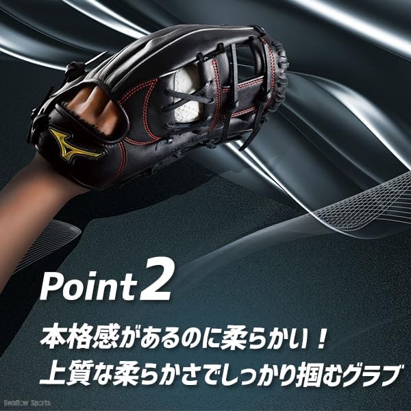 Amazon | 野球 ミズノ 少年用 ジュニア 軟式グローブ グラブ Mz Softer