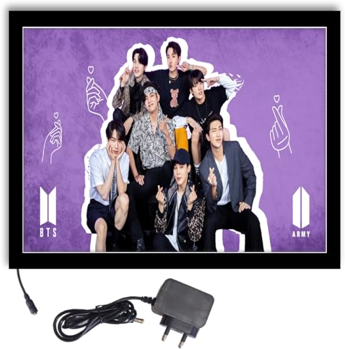 BTS 2020 FESTA フォトフレーム  ムードライト 新品未使用 NOKKES Bts Army Light Photo Frame 8X10 inch Led Light photo Frame